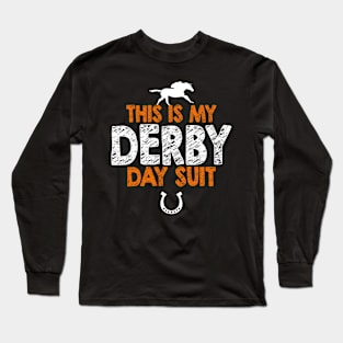 This Is My Derby Day Suit Horse 2024 Long Sleeve T-Shirt